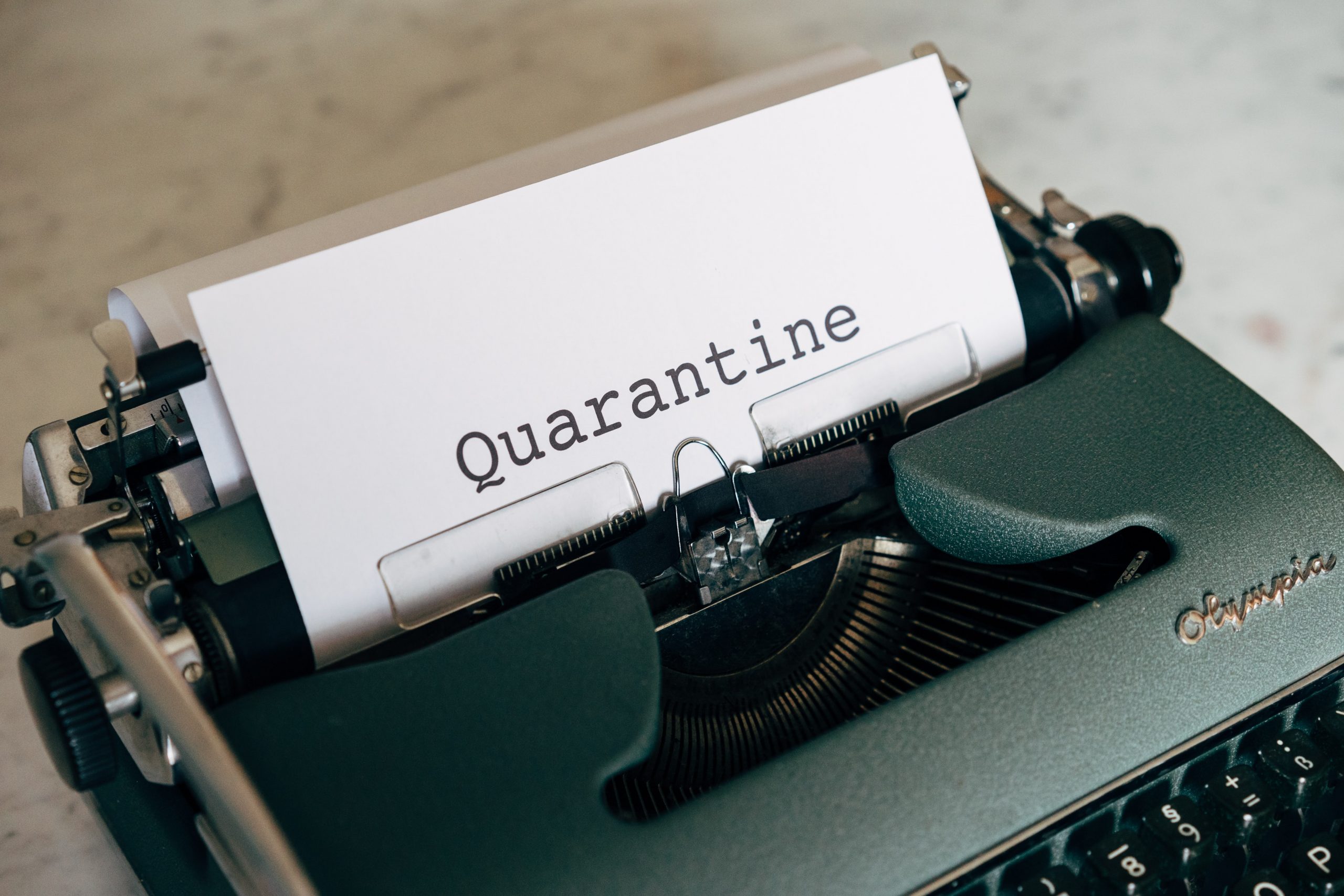 Remembering the root of the word quarantine can be inspiring